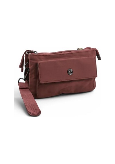 Baginn Paraşüt Kumaş Mini Çapraz Askılı Kadın Çanta Yağmur Geçirmez El Askılı Çanta 20 12 Cm Telefonluk Bordo