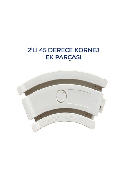 2'li 45 Derece Konrej Dönüş Ek Parçası Dayanıklı Ve Güvenli Bağlantı Aparatı