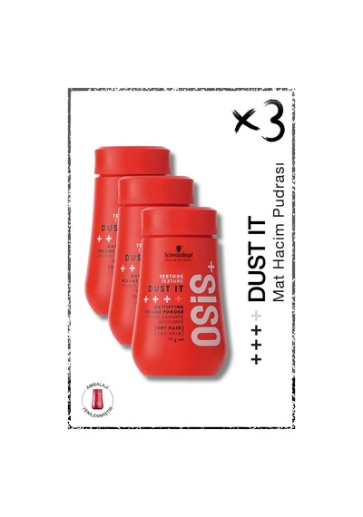 Osis Dust It  Şekillendirici Mat Saç Pudrası 3 x 10 G