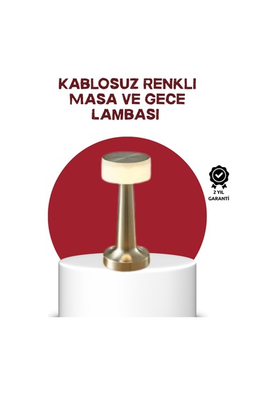 Şarj Edilebilir Led Masa Lambası Usb Girişli, Metal Yapı Karışık