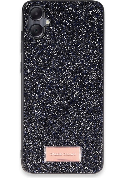 Samsung  Uyumlu  Galaxy A05 Bright Simli Kapak Siyah