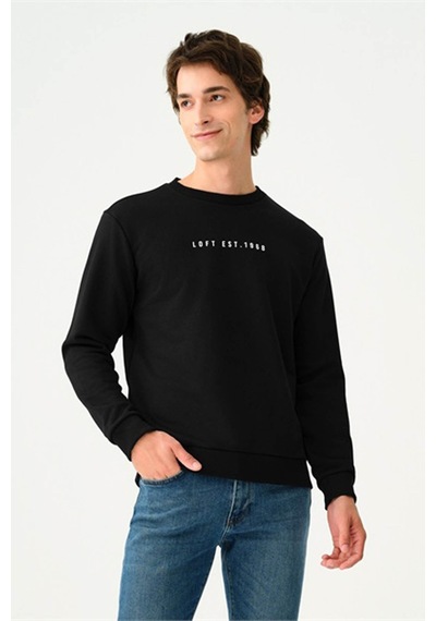 Loft Siyah Erkek Sweatshirt Lf2037100 Siyah