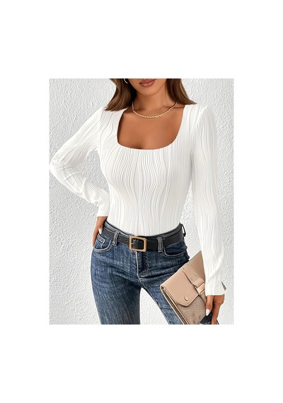 Fashion's Beyaz Elastanlı Polyester Pluz Yuksek Bel Uzun Kollu Yuvarlak Yaka Klasik Kesim Örme Kumaş Beyaz Fashion's Beyaz Elastanlı Polyester Pluz Yuksek Bel Uzun Kollu Yuvarlak Yaka Klasik Kesim Örme Kumaş Beyaz