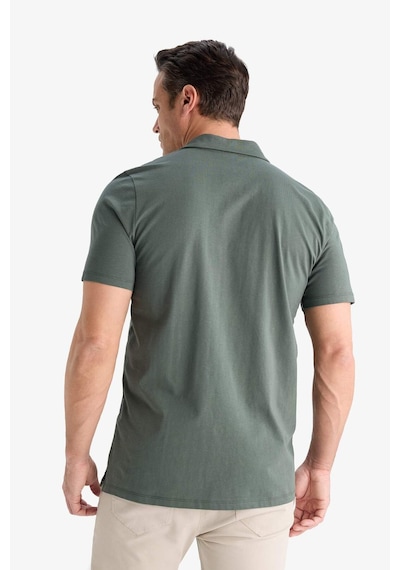 DeFacto %100 Pamuk Regular Fit Polo Yaka Kısa Kollu Tişört D7656AX25SPGN498