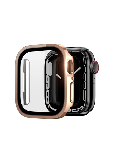 Dux Ducis Hamo Series Apple Watch Uyumlu 45mm İçin Hard Pc Full Koruma Sert Armor Zırh Kılıf- 5775