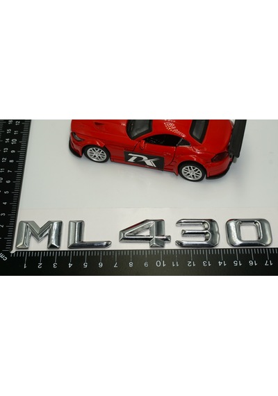 Benz ML 430 Bagaj Krom Metal 3M 3D Yazı Logo