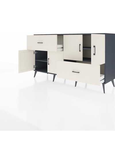 Hyperion Konsol 3 Raflı 2 Çekmeceli 4 Kapaklı 176x44x99 Antrasit-aytaşı Antrasıt/aytası - Antrasıt Hyperion Konsol 3 Raflı 2 Çekmeceli 4 Kapaklı 176x44x99 Antrasit-aytaşı Antrasıt/aytası - Antrasıt