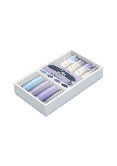 Scrikss Lumina Fosforlu Kalem Lilac, 4'lü Set, Lilac 124-Pembe