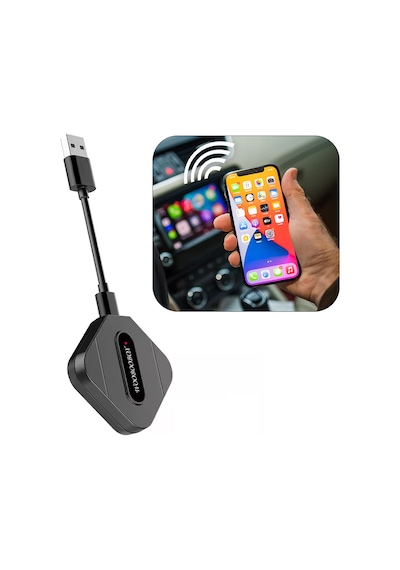 Ayt Powermaster Z1d Araç Ekran Yansıtma Kablosuz Wifi Android Auto Cep Telefonu Oto Ekran Yansıtma Mirrorlink
