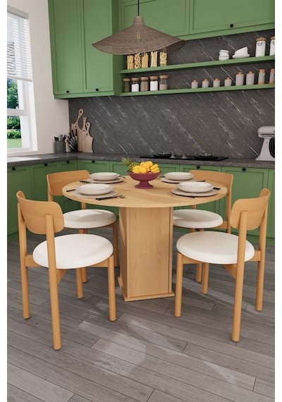 Modern Dolaplı 4 Kişilik Mutfak Yemek Masası Ve Sandalye %100 Mdf Mutfak Yemek Odası Masası Takımı Ymt04 Karına Modern Dolaplı 4 Kişilik Mutfak Yemek Masası Ve Sandalye %100 Mdf Mutfak Yemek Odası Masası Takımı Ymt04 Karına