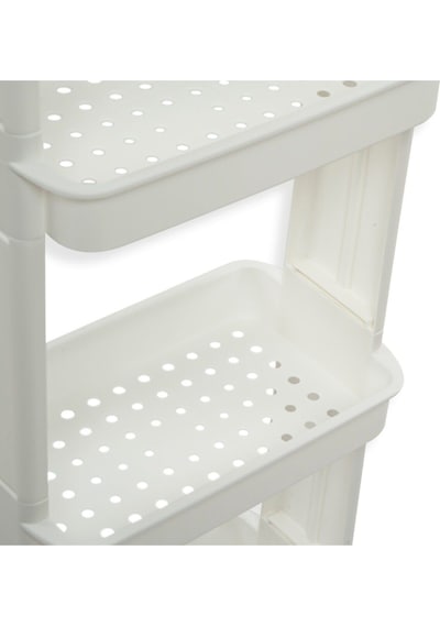 Motek Modern Organizer 4 Katlı Raf Beyaz
