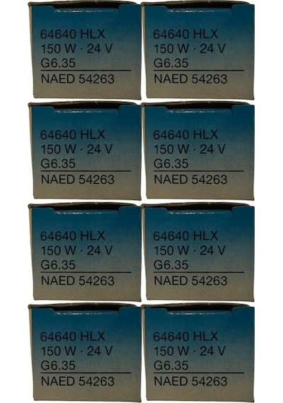 Osram 64640 150w 24v G6.35 Duylu Fcs Halojen Ampul 8 Adet