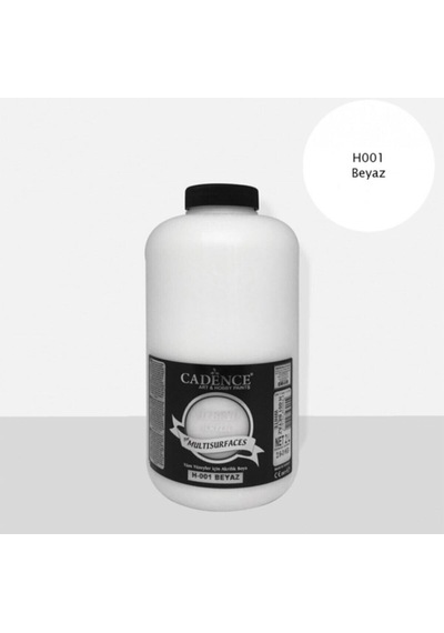 Cadence H-001 Beyaz Hybrit Multisurface Akrilik Boya Beyaz Beyaz