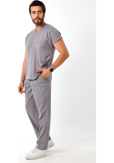 Bflex Unisex Likralı Yarasa Kol Takım - 6406 Gri-12074 6406 Gri