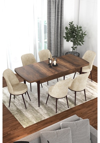 Canisa Concept Kor Serisi 70x114 Açılabilir Mutfak Masası Takımı Barok Desen Masa 6 Krem Sandalye Masa Barok Sandalyeler Krem Canisa Concept Kor Serisi 70x114 Açılabilir Mutfak Masası Takımı Barok Desen Masa 6 Krem Sandalye Masa Barok Sandalyeler Krem