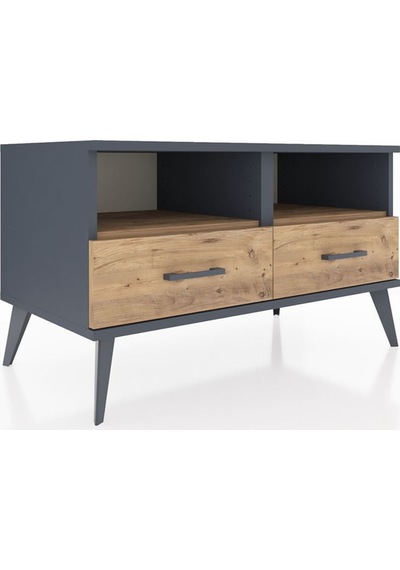 Hyperion Şifonyer 2 Raflı 2 Çekmeceli 88x44x48 Antrasit-çam Çam Hyperion Şifonyer 2 Raflı 2 Çekmeceli 88x44x48 Antrasit-çam Çam