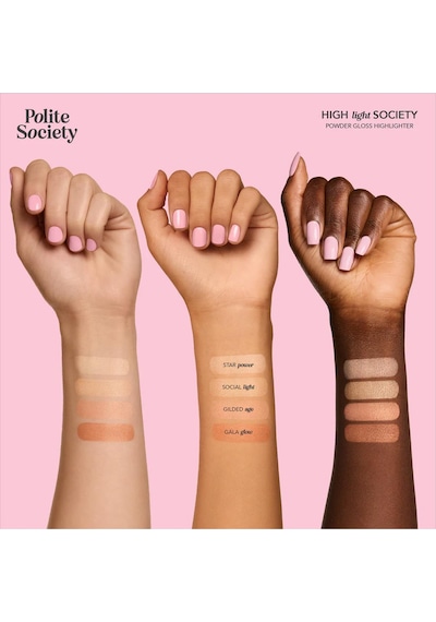 Polite Society Highlight Society Işıltılı Pudra Aydınlatıcı Social Light 2.8gr Social Light
