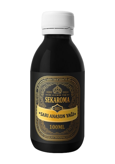 Sek Aroma Altın Seri Anason Yağı Hazır Karışım Altın Seri Rakı Kiti 100 ML