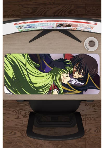 Code Geass Anime V2 - 70x30 Xl Gaming Kauçuk Kaymaz Taban Mouse Pad Fare Altlığı