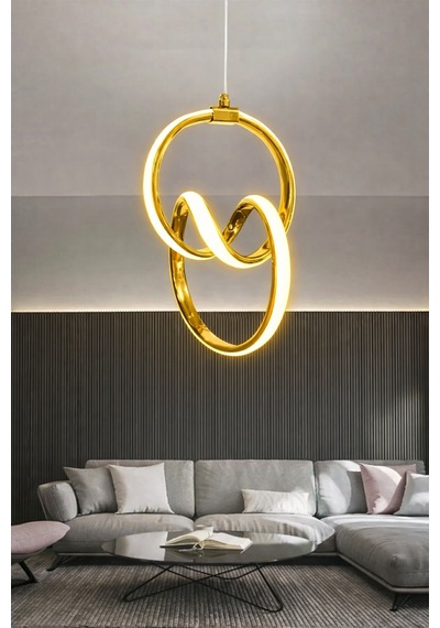 Modern Sarkıt İmza Led Avize 3 Renkli
