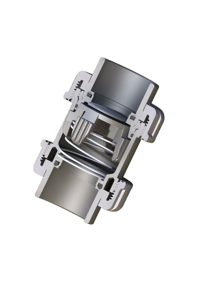 Nozbart Pvc Yaylı Çekvalf Ø 50 Mm