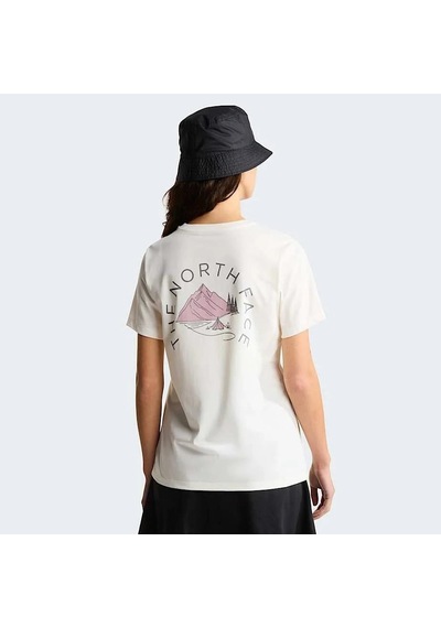 The North Face Monte Regular Ss Graphic Kadın Tişört C-the0a8ga9qlıqlı Beyaz