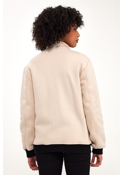 Alexander Gardi Alexandergardi Şardonlu Dik Yaka Comfort Fit Ceket Mont E23-68002 001