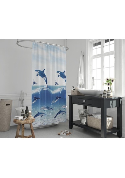 Zethome Jackline Banyo Duş Perdesi 9515 Tek Kanat 1X180X200 Beyaz