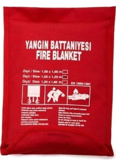 Oto Araç Ev Tipi Yangın Battaniyesi