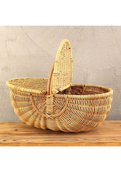 Diğer Bohem Large Boy Piknik Sepeti, Brunch Sepeti, Dekoratif Sepet, Iskandinav, Modern, Rattan Diğer