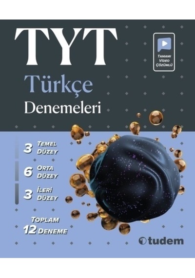 TYT Türkçe Denemeleri -  Tudem Yayınları