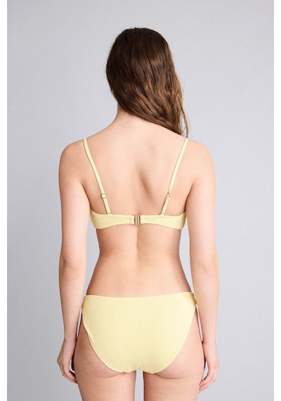 Defacto Regular Fıt Krinkıl Kumaş Bikini Alt G9299ax26smyl118 Sarı-yl118