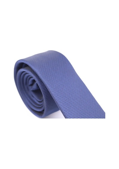 Demfashion Özel Desenli Kravat Mendil Seti - Lacivert (533048444) Lacivert