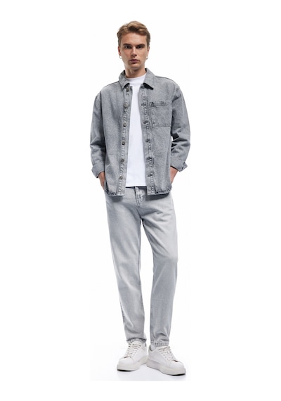 Koton Normal Bel Pamuklu Tapered Fit Jean Pantolon - Joe Jean Gri 6wam40070nd Gri Koton Normal Bel Pamuklu Tapered Fit Jean Pantolon - Joe Jean Gri 6wam40070nd Gri