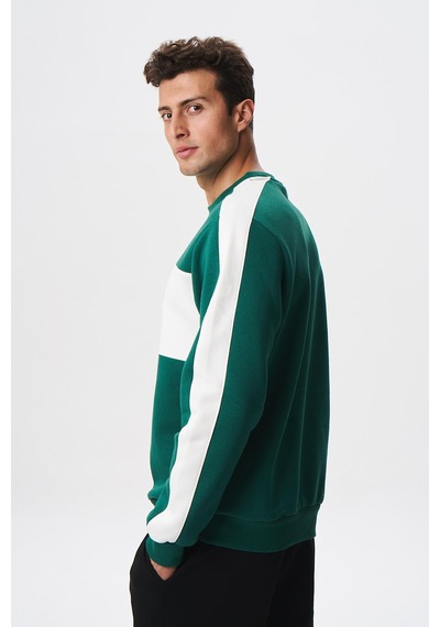 AR-MA Arma Erkek Regular Fit Yazılı Şardonlu 3 İplik Bisiklet Yaka Sweatshirt 001