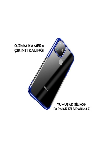 Baseus Glitter Case Apple Uyumlu iPhone 11 Pro 5.8 2019 Kilif Seffaf Lüx Sili 476260783