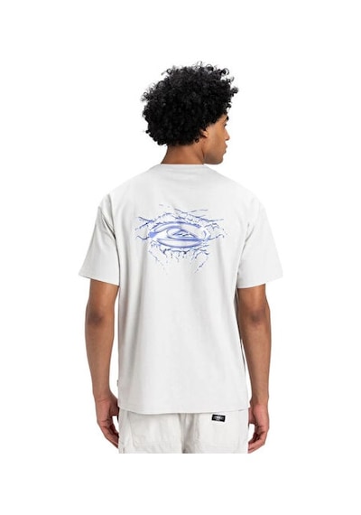 Quiksilver Mercury Chrome Lightning Tee Erkek Günlük Tişört Eqyzt08016-32120 Gri Gri