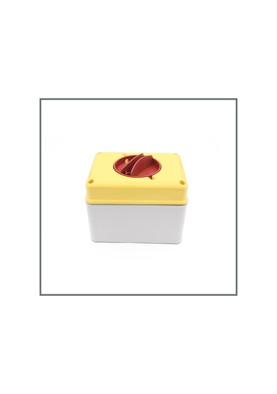 Palazzoli Wall-Mounting Emergency Isolator Swıtch With Red H