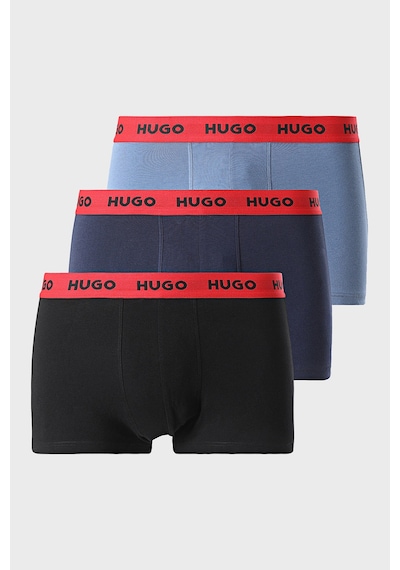 Hugo Erkek Boxer 50532611 970 Mavi-siyah-lacivert Mavi-siyah-lacivert