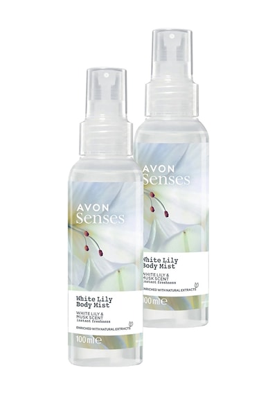 Avon Senses Beyaz Zambak Vücut Spreyi 2 x 100 ML Avon Senses Beyaz Zambak Vücut Spreyi 2 x 100 ML