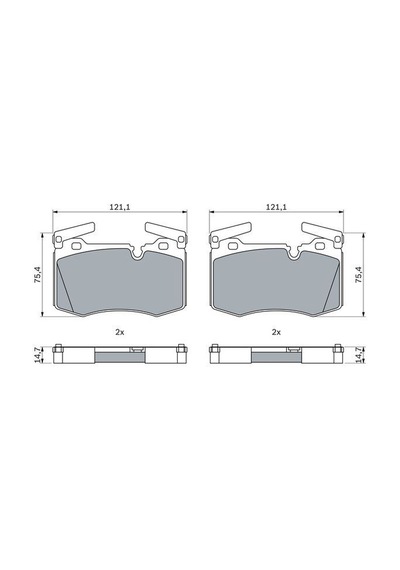 Bosch Fren Balatası On Mını R55 R56 R57 R58 R59 0986424918 34116789157
