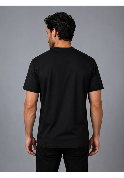 Bisse Siyah Bi Si Klet Yaka Basi C T-shirt Ts26y26105 D-90