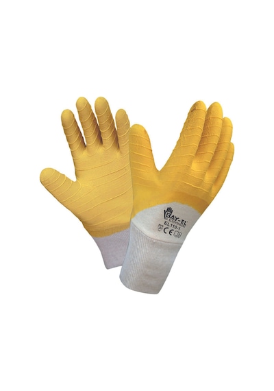 Bay-tec Sarı Dalgalı Eldiven 3/4 10 Sarı