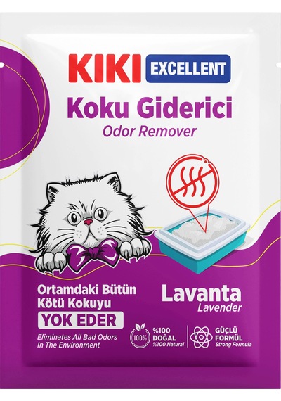 Kıkı Excellent Kedi Koku Giderici Lavanta Kokulu 25 G