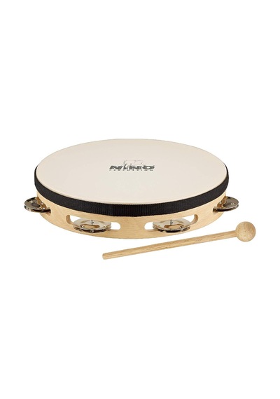 Nino Nıno47 Headed Wood 8 Inch Tambourine