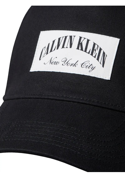 Calvin Klein Herıtage Crest Patch Siyah Erkek Şapka