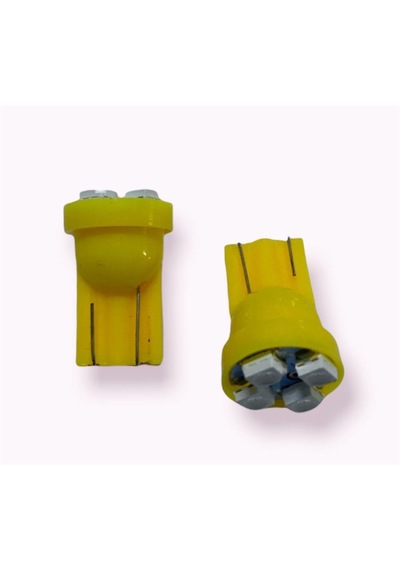 4 Ledli Plastik T10 Turuncu