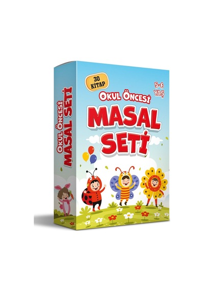 Okul Öncesi Masal Seti Büyük Boy 5-6 Yaş 30 Kitap / Kolektif