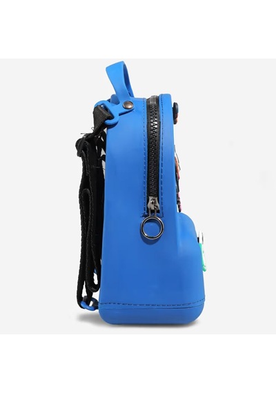 Vicco Pvc Mini Boy Çocuk Plaj Çantası Kreş Çantası Sırt Çantası Okul Çantası Unisex Çanta Lacivert