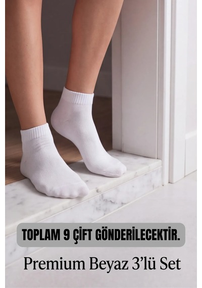 Velocto 9 Çift Özel Yıkanmış Parfümlü Pamuklu Bilek Boy Unisex Çorap Seti Karışık